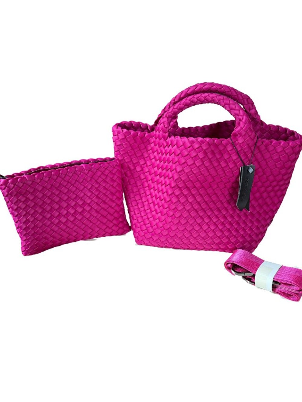 Naghedi ~ St. Barths Small Tote - Rio/Fuchsia